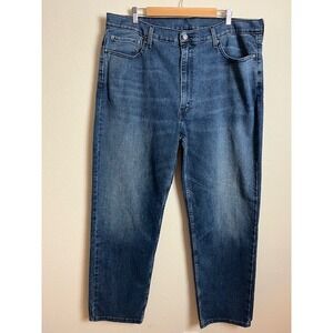 Levis 550 Mens 42x32 Relaxed Fit Jeans Medium Wash Denim Comfort Casual Workwear